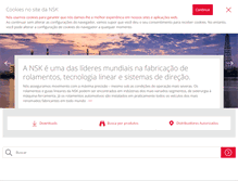 Tablet Screenshot of nsk.com.br